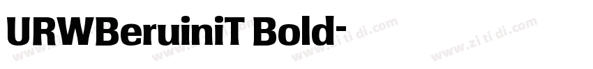 URWBeruiniT Bold字体转换